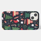 Kerstmis iPhone Hoesje (Achterkant horizontaal)