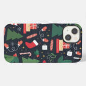 Kerstmis iPhone Hoesje (Achterkant horizontaal)
