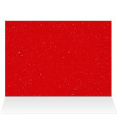 Kerstmis: Irish Setter in sneeuwvlokken (Binnen Horizontaal (Boven))