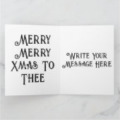 Kerstmis is aan het laden Funny Ugly Kersttrui Kaart (Binnen)