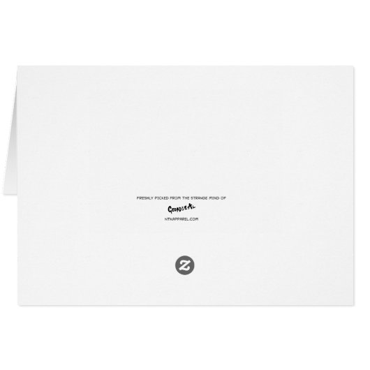 Kerstmis is afgelast - Kerstman loopt vast (Achterkant Horizontaal)