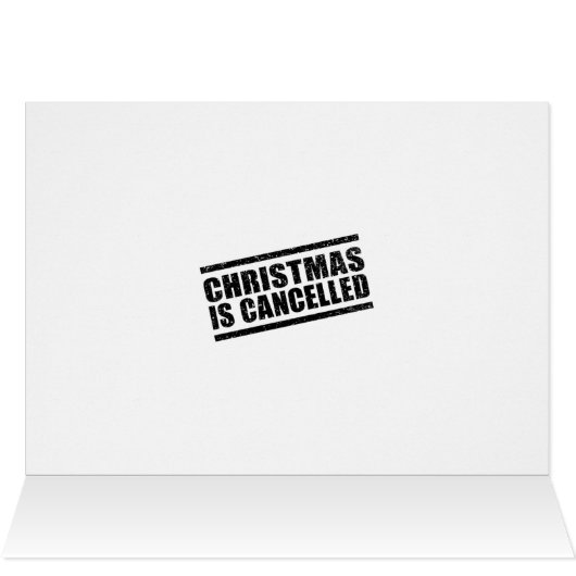 Kerstmis is afgelast - Kerstman loopt vast (Binnen Horizontaal (Boven))