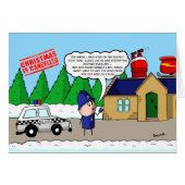 Kerstmis is afgelast - Kerstman loopt vast (Voorkant Horizontaal)