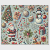 Kerstmis is al hier cadeaupapier (Vlak)