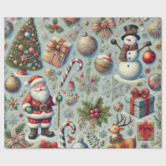 Kerstmis is al hier cadeaupapier (Vlak)