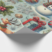 Kerstmis is al hier cadeaupapier (Hoek)