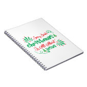 Kerstmis is alleen mogelijk notitieboek (Rechterzijde)