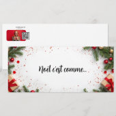 Kerstmis is als... Verrassingskaart met QR-code (Voorkant / Achterkant)