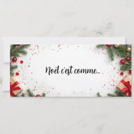Kerstmis is als... Verrassingskaart met QR-code