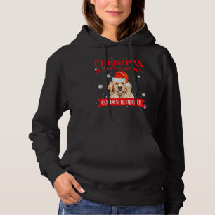 Kerstmis is beter met een gouden herwinnershond hoodie