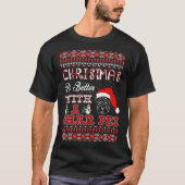 Kerstmis is beter met een sjr pi lomp t-shirt (Voorkant)