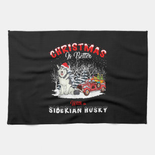 Kerstmis is beter met hond Cadeaubon eigenaar Theedoek