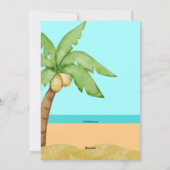 Kerstmis is beter op de Beach Holiday Card Feestdagenkaart (Achterkant)