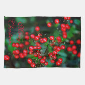 Kerstmis is de Berries! Theedoek (Horizontaal)