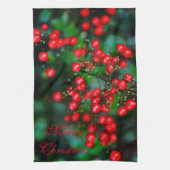 Kerstmis is de Berries! Theedoek (Verticaal)