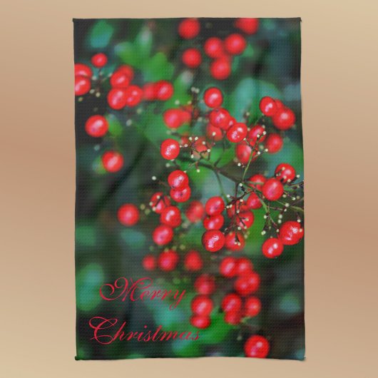 Kerstmis is de Berries! Theedoek