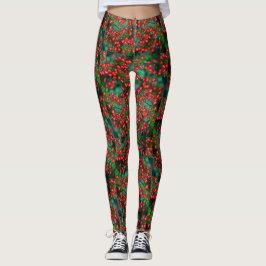 Kerstmis is de bessen! leggings