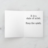 Kerstmis is de geen Kerstman van een van de Datum Feestdagen Kaart (Binnen)