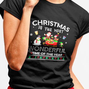 Kerstmis is de mooiste tijd van het jaar t-shirt