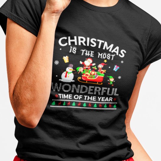 Kerstmis is de mooiste tijd van het jaar t-shirt