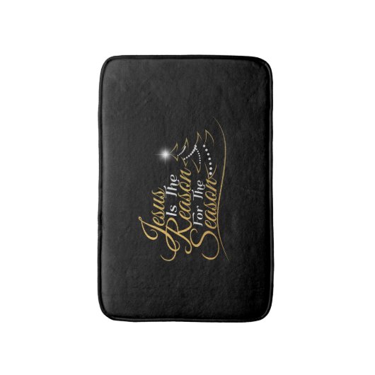 Kerstmis is de reden voor het seizoen badmat (Voorkant Verticaal)