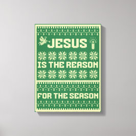 Kerstmis is de reden voor het seizoen canvas afdruk