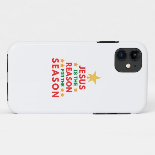 Kerstmis is de reden voor het seizoen Case-Mate iPhone case (Achterkant (horizontaal))