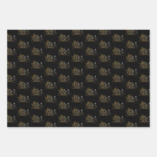 Kerstmis is de reden voor het seizoen inpakpapier vel (Voorkant 2)