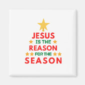 Kerstmis is de reden voor het seizoen magneet (Voorkant)