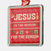 Kerstmis is de reden voor het seizoen metalen ornament (Links)