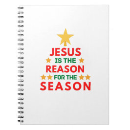 Kerstmis is de reden voor het seizoen notitieboek