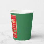 Kerstmis is de reden voor het seizoen papieren bekers (Links)