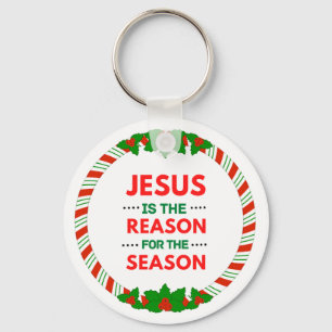 Kerstmis is de reden voor het seizoen sleutelhanger