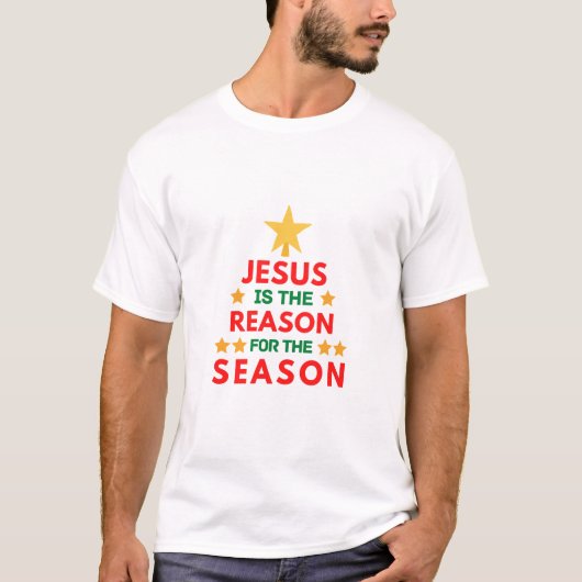 Kerstmis is de reden voor het seizoen t-shirt (Voorkant)