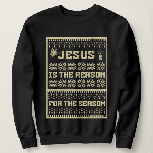 Kerstmis is de reden voor het seizoen trui (Design voorkant)
