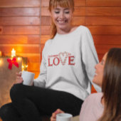 Kerstmis is een liefdessnoepriethart t-shirt