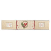 Kerstmis is een Medium Table Runner met gevoel Tafelloper (Horizontaal)