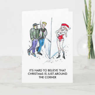 Kerstmis is enkel rond de hoek feestdagen kaart