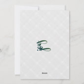 Kerstmis is feest | Moderne fotokerstkaart Feestdagenkaart (Achterkant)