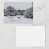 Kerstmis is Geannuleerd Notitiekaart Notitiekaartje (Voorkant / Achterkant)