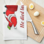 Kerstmis is geannuleerd theedoek (Quarter Fold)