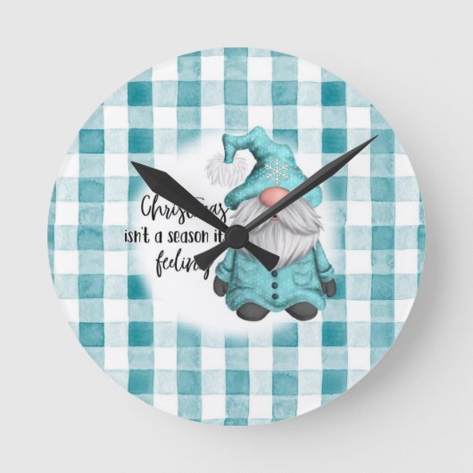 Kerstmis is geen seizoen, het is een gevoel ronde klok (Voorkant)