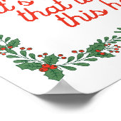 "Kerstmis is geen seizoen, het is een gevoel" Vaka Poster (Hoek)