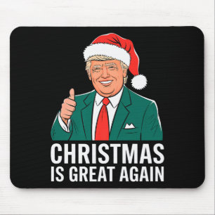 Kerstmis Is Geweldig Weer - Feestelijke Kerstman H Muismat