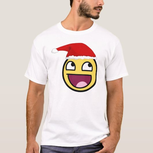 Kerstmis is Geweldige Epic Face T-shirt (Voorkant)