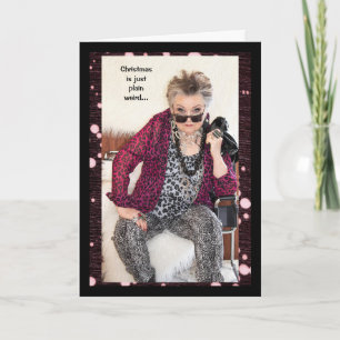 Kerstmis is gewoon gewoon raar... kaart