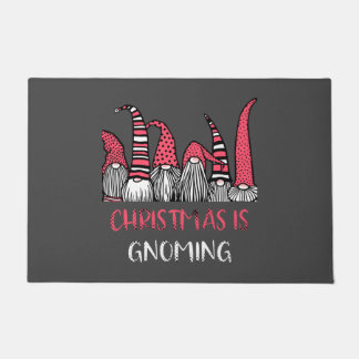 Kerstmis is Gnoming God Jul Gnome Tomte Xmas Sant Deurmat