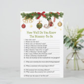 kerstmis is goed , weet je baby showe ? (Staand voorkant)