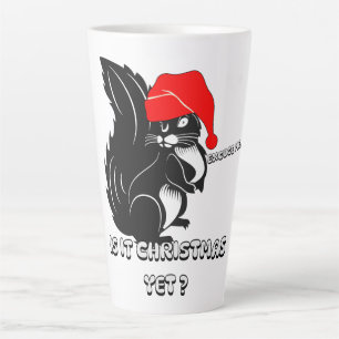 kerstmis , is het al kerstmis ? latte mok