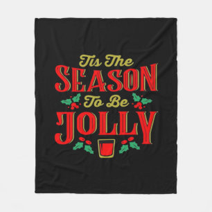 Kerstmis Is Het Seizoen Fleece Deken